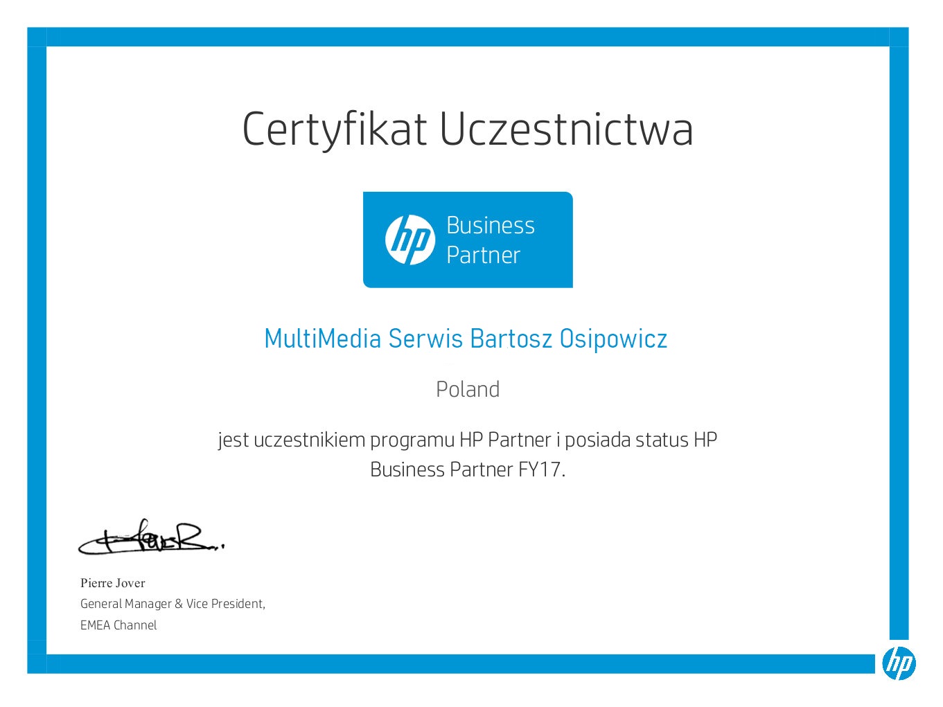 HP Business Partner